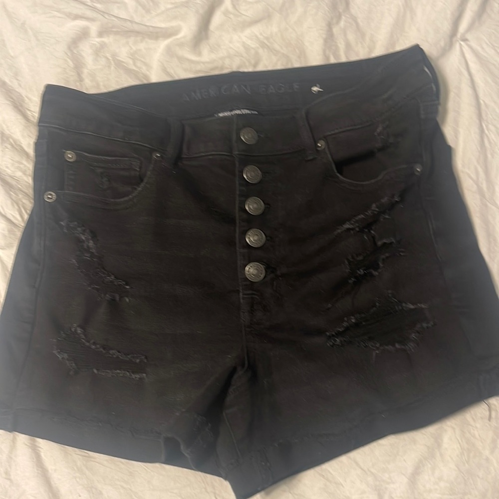 American Eagle Outfitters Black Denim Shorts Sz. 8
